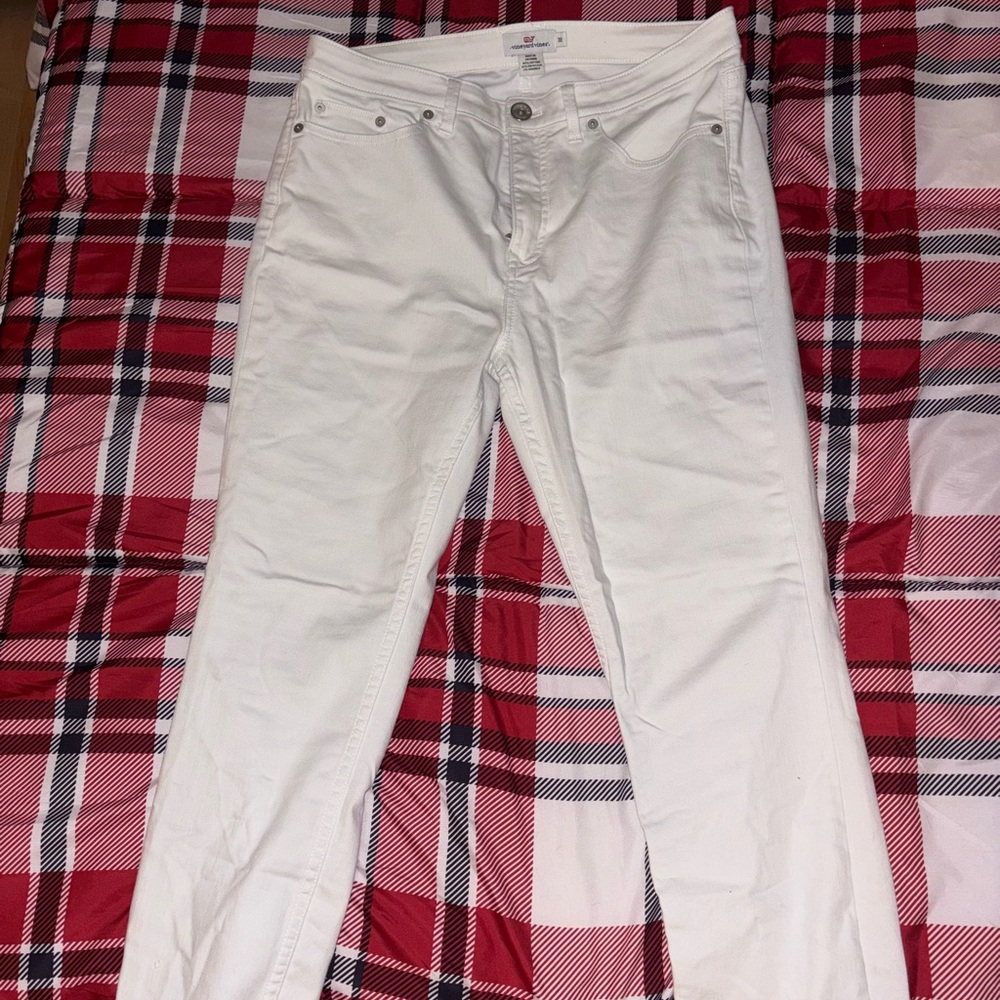 Vineyard Vines Womens White Skinny Jeans